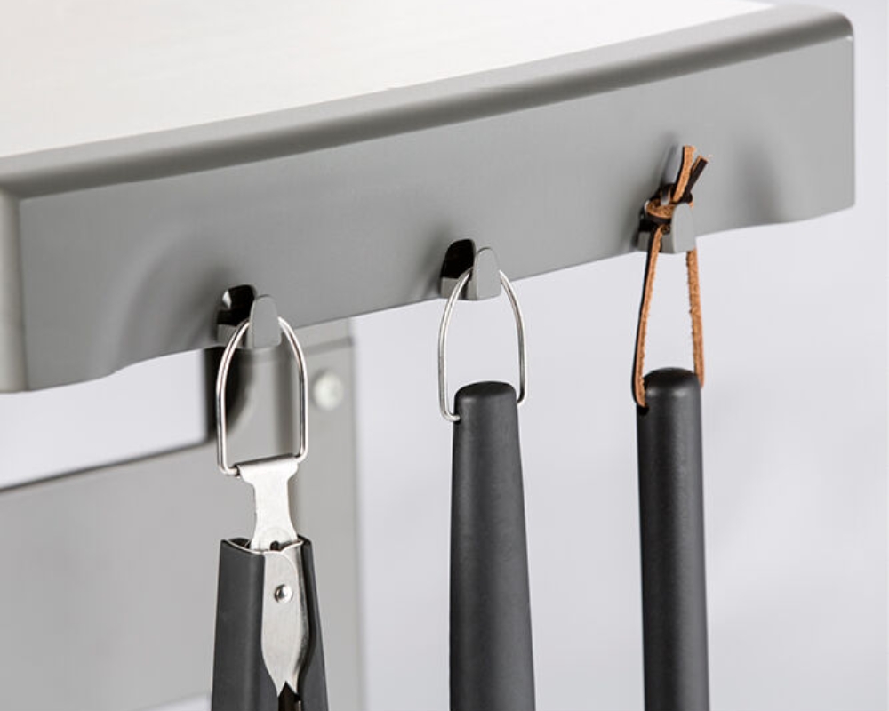 Side Tables with integrated hooks