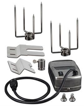 Saber Stainless Steel Rotisserie Kit w/ Case