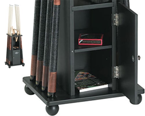 Heritage Floor Rack - Black Billiard Rack