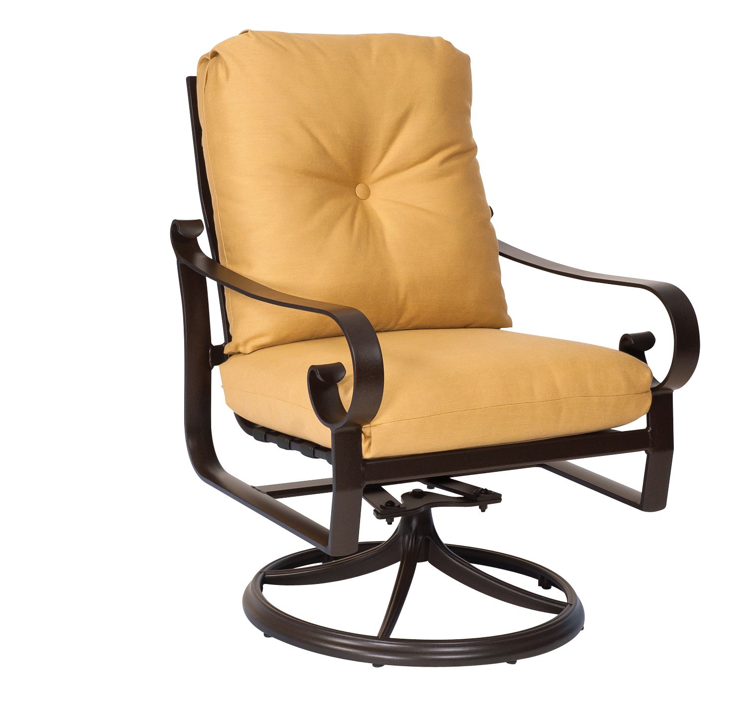 Belden Cushion Swivel Rocking Dining Armchair