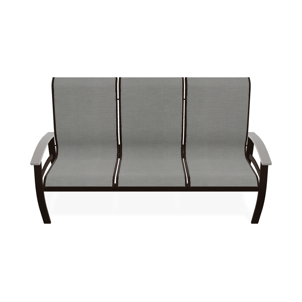 Belle Isle Sling Three-Seat Sofa