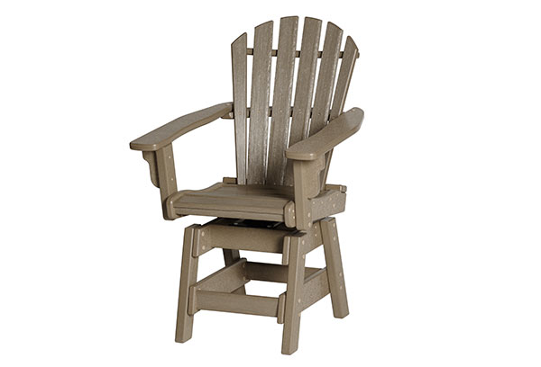 Coastal Swivel Dining Chair