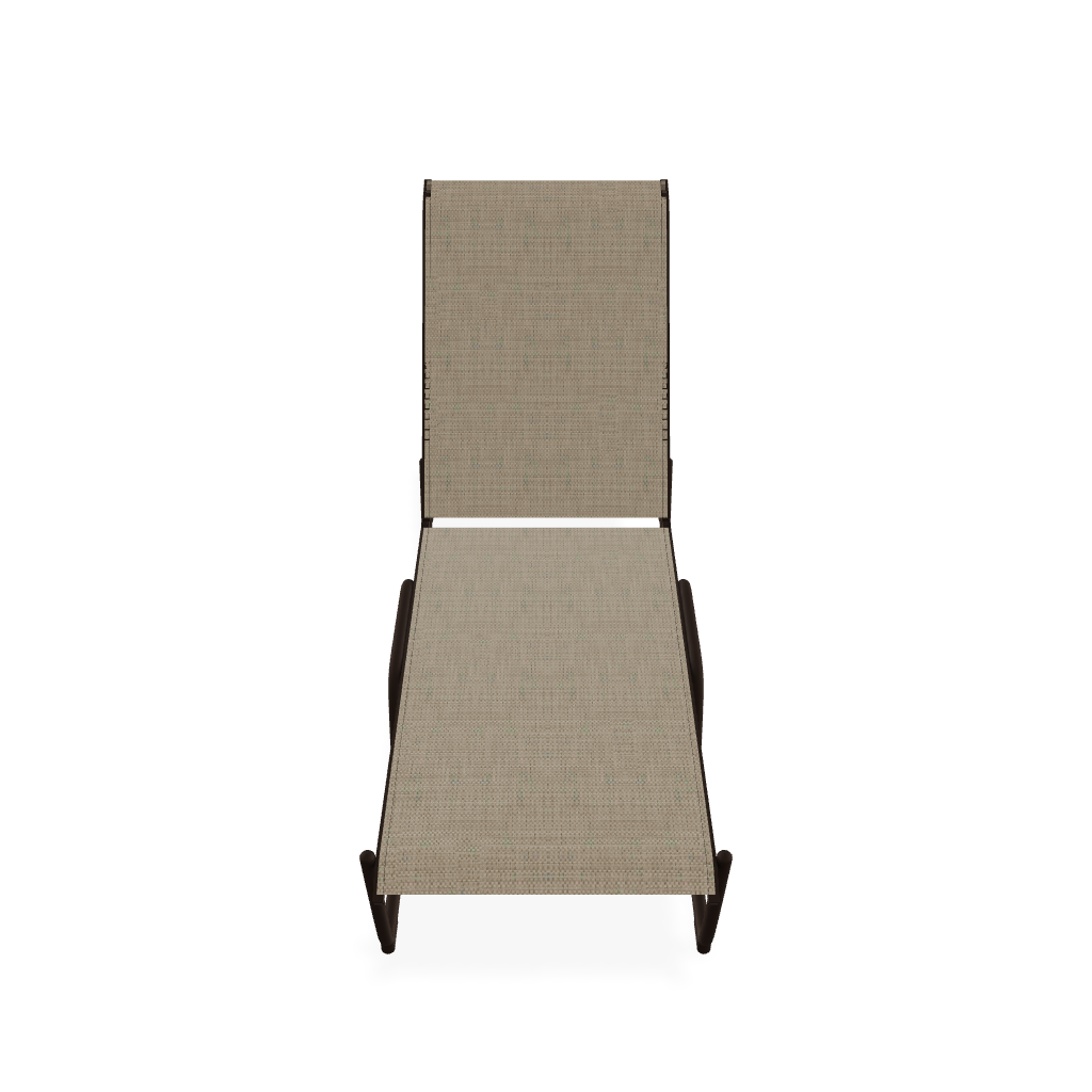 Gardenella Sling 16_ Four-Position Lay-flat Stacking Armless Chaise