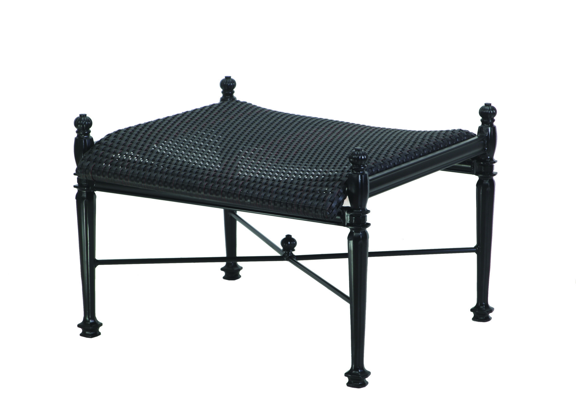 Grand Terrace Woven Ottoman